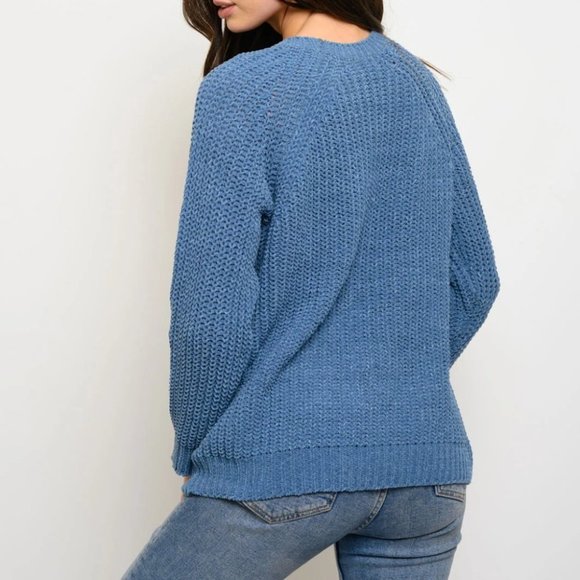 Casual Contemporary Chenille Sweater - Picture 3 of 3